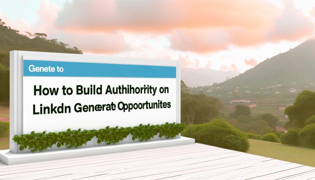 Como Criar Autoridade no LinkedIn e Gerar Oportunidades