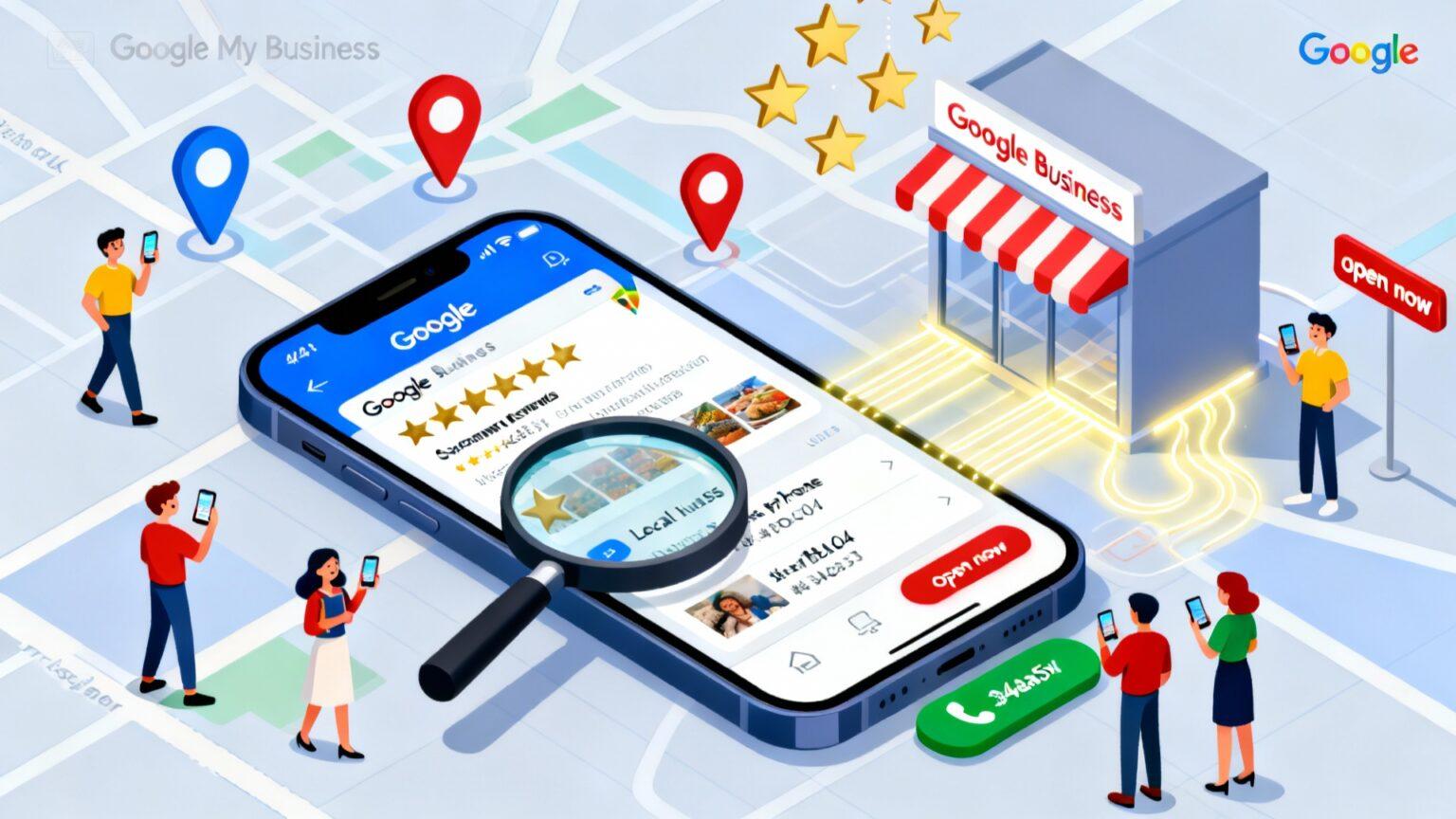 seedream-4.0_professional_photo_of_Professional_digital_illustration_showcasing_Google_My_Bus-0