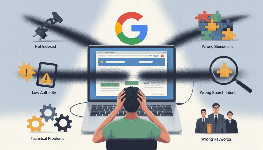 Por Que Seu Site Não Aparece no Google? 5 Motivos Principais